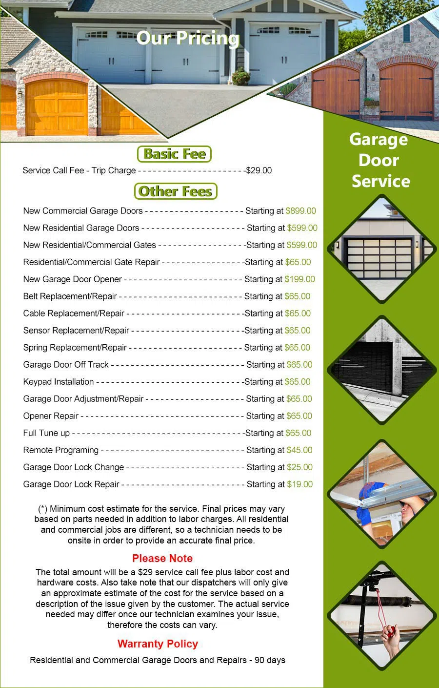 Interstate Garage Door Service Clermont, FL 352-577-0041